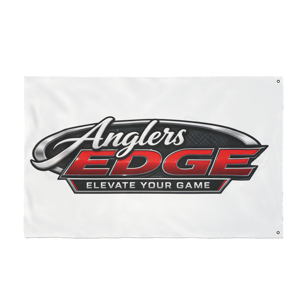 Anglers Edge Double-Sided Flag – Elevate Your Game Fishing Banner