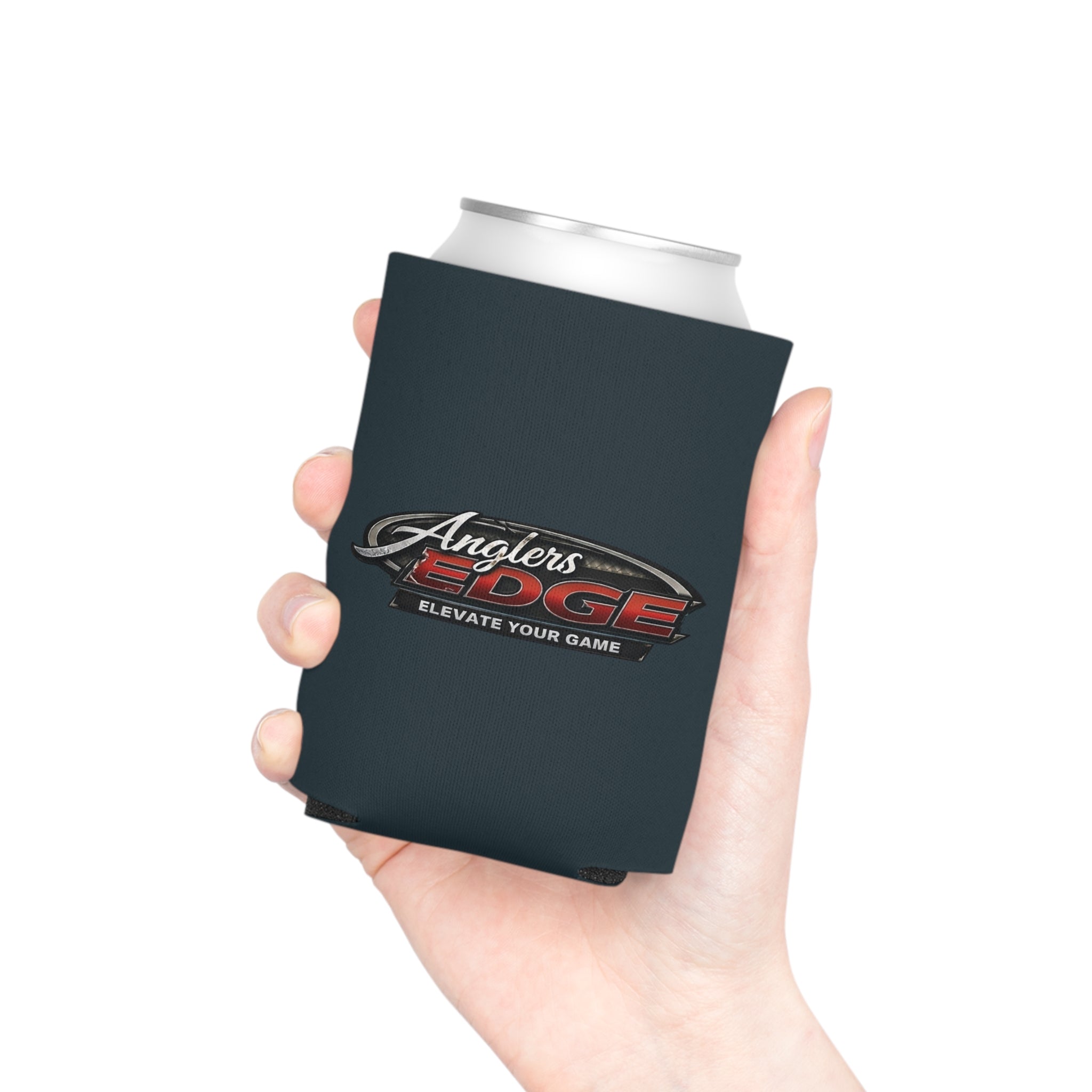 Can Cooler — Anglers Edge 'Elevate Your Game' Fishing Logo Koozie