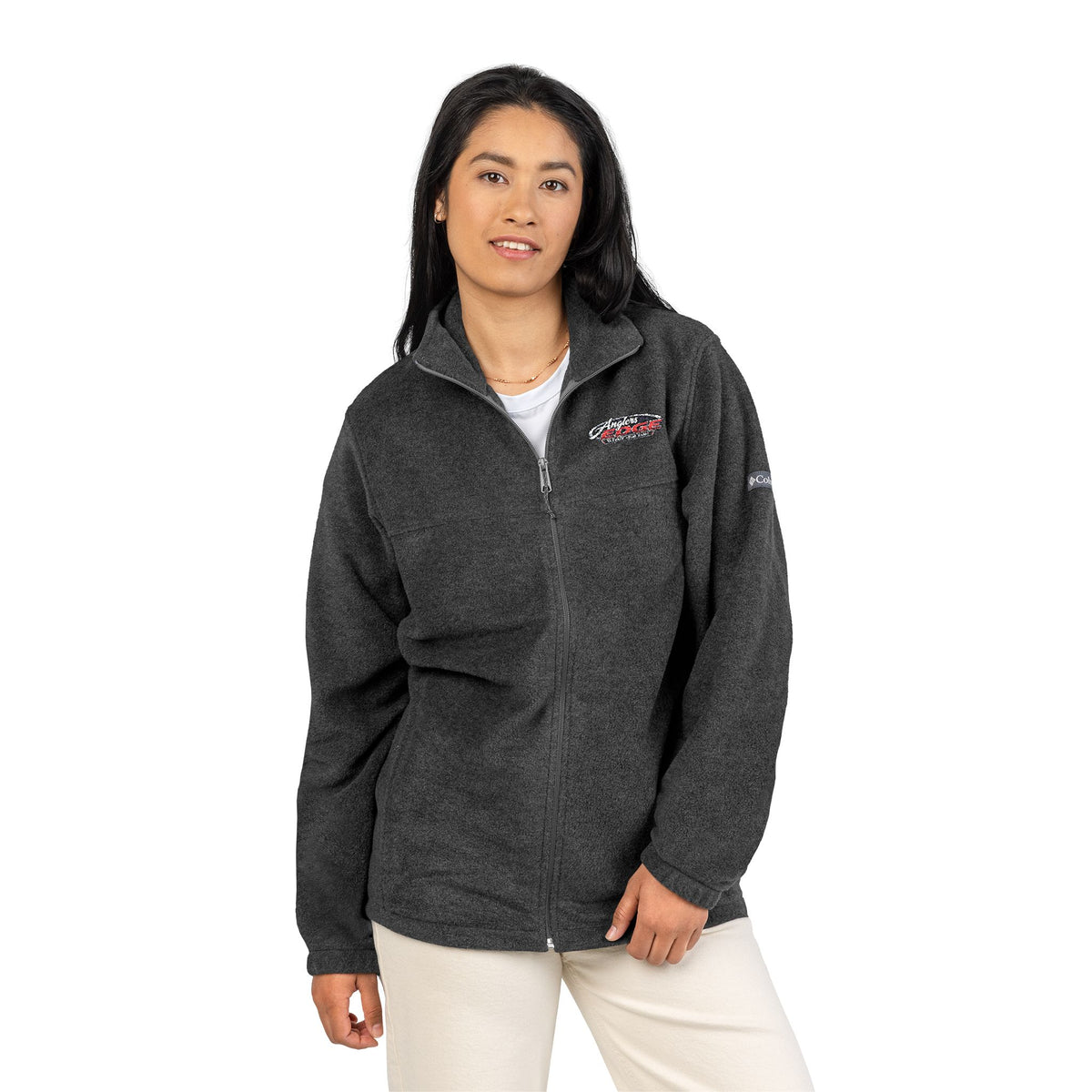 Anglers Edge Embroidered Columbia Fleece Jacket