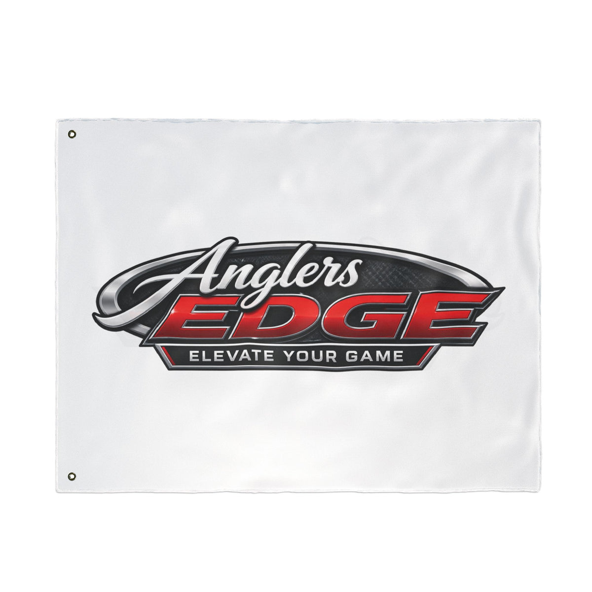 Anglers Edge Double-Sided Flag – Elevate Your Game Fishing Banner