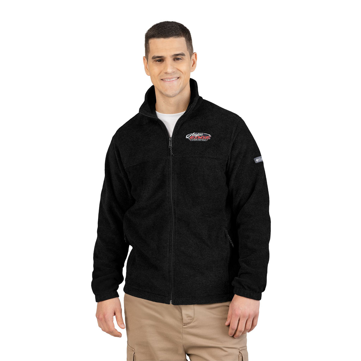 Anglers Edge Embroidered Columbia Fleece Jacket