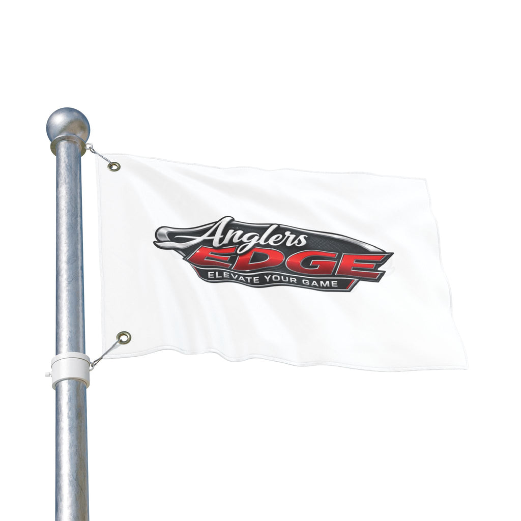 Anglers Edge Double-Sided Flag – Elevate Your Game Fishing Banner