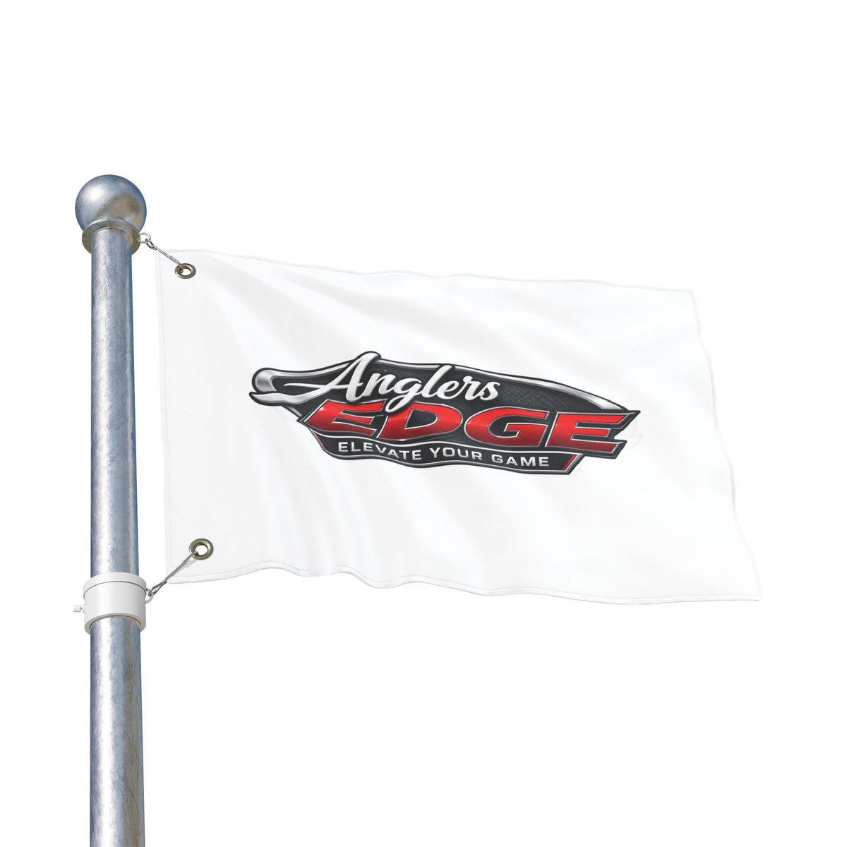Anglers Edge Double-Sided Flag – Elevate Your Game Fishing Banner