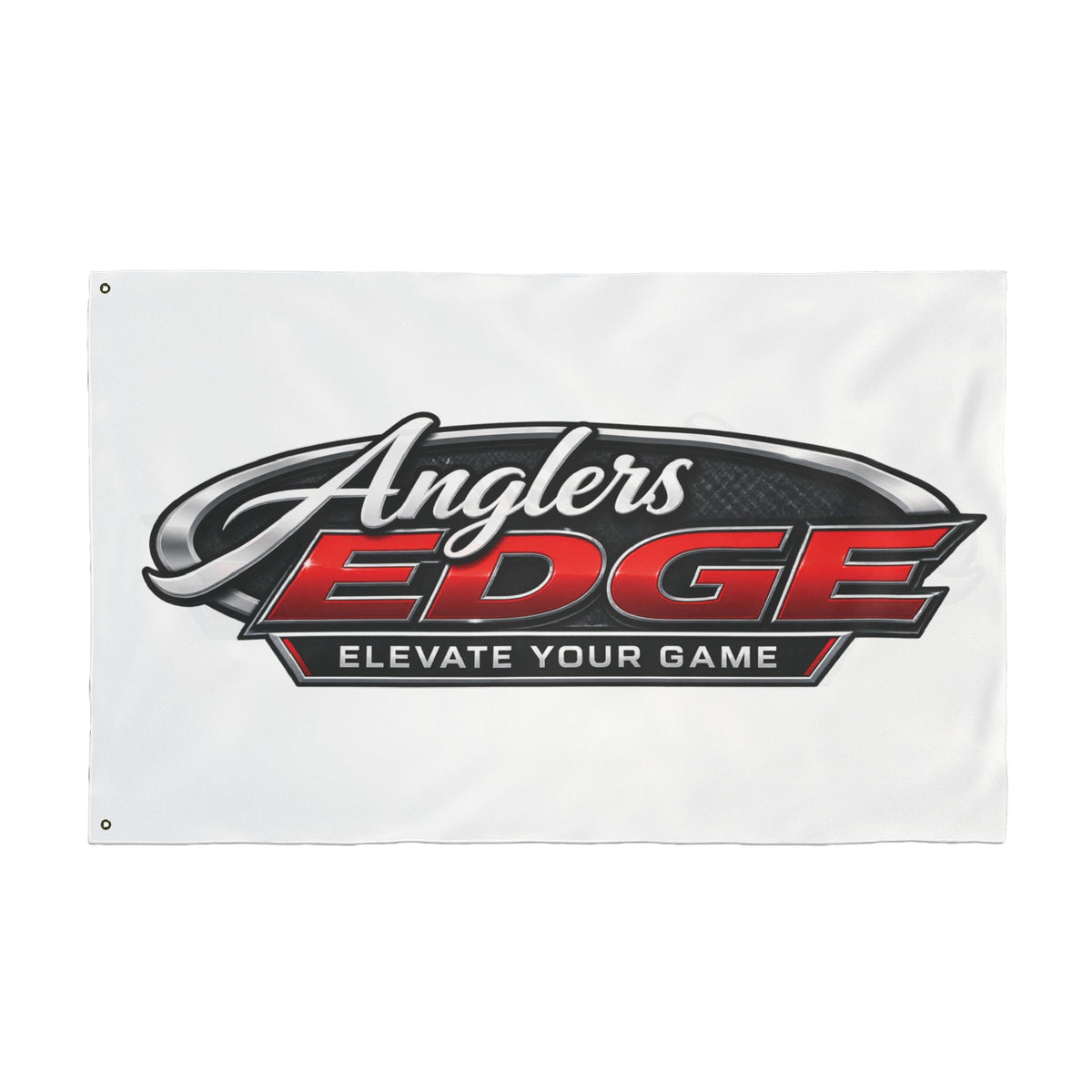 Anglers Edge Double-Sided Flag – Elevate Your Game Fishing Banner