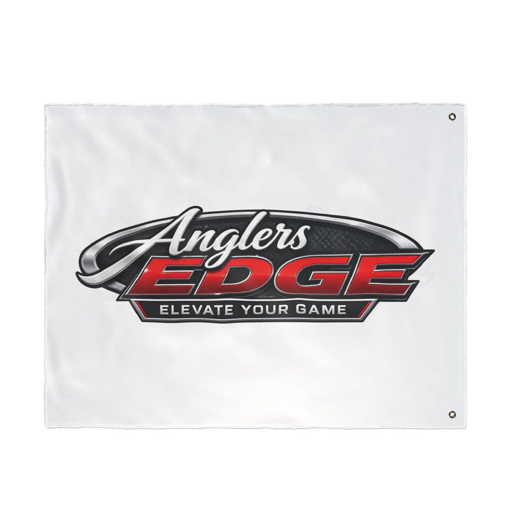 Anglers Edge Double-Sided Flag – Elevate Your Game Fishing Banner